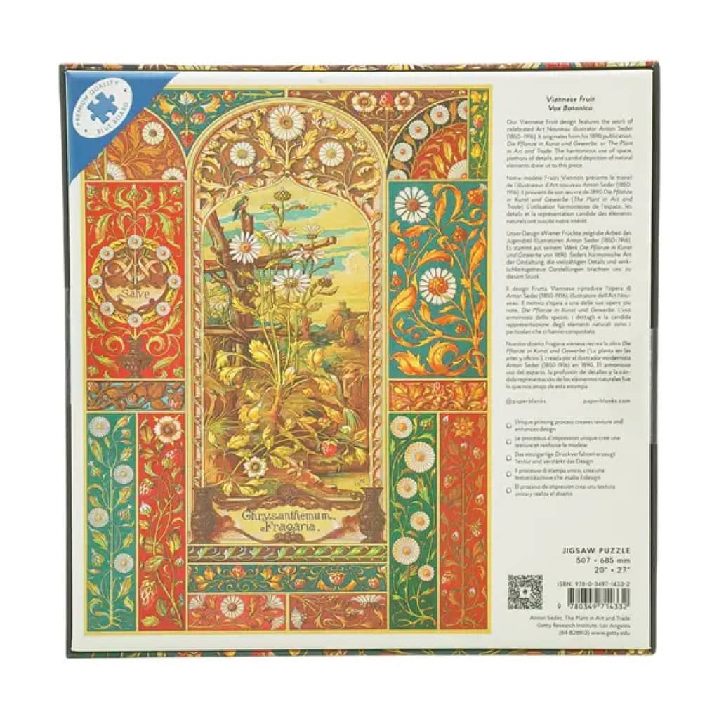 Puzzle 1000 pcs Viennese Fruit - Paper Blanks