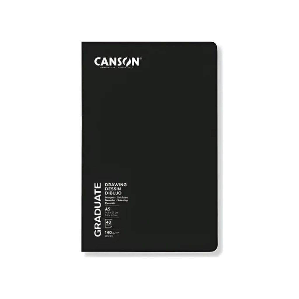 Cuaderno A5 Graduate Dessin 140 gr 40 H - Canson
