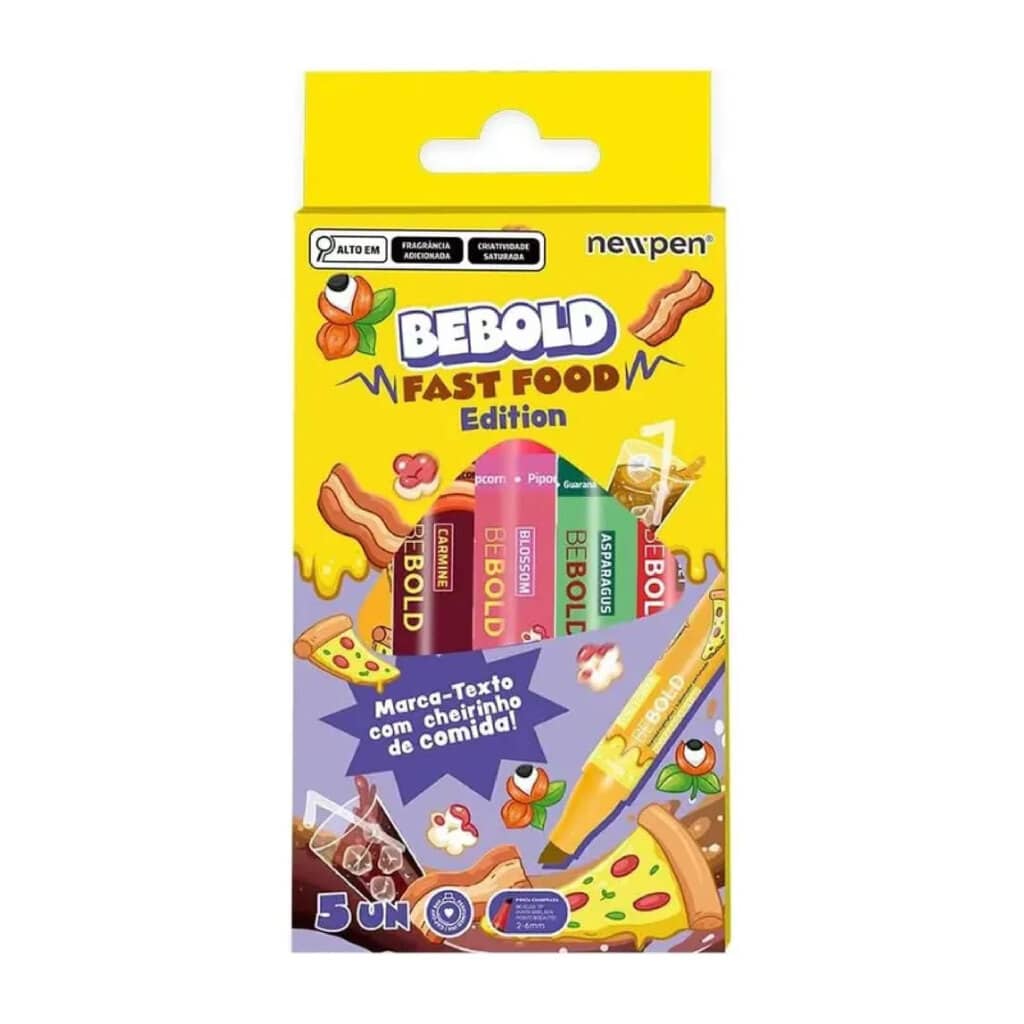 Resaltadores Perfumados BeBold Food x5 - New Pen