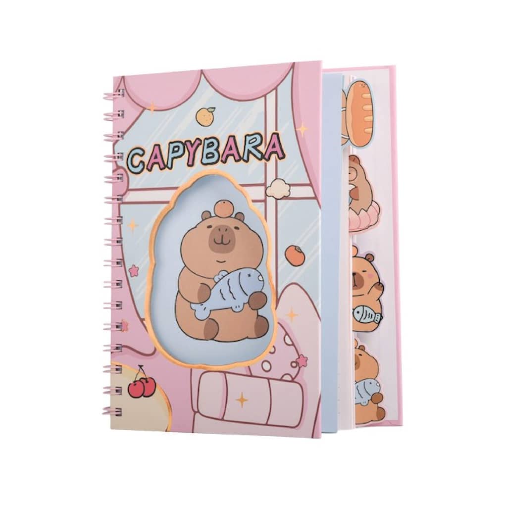 Cuaderno 13x18 cm 80 H con Índice Capybara - Talbot