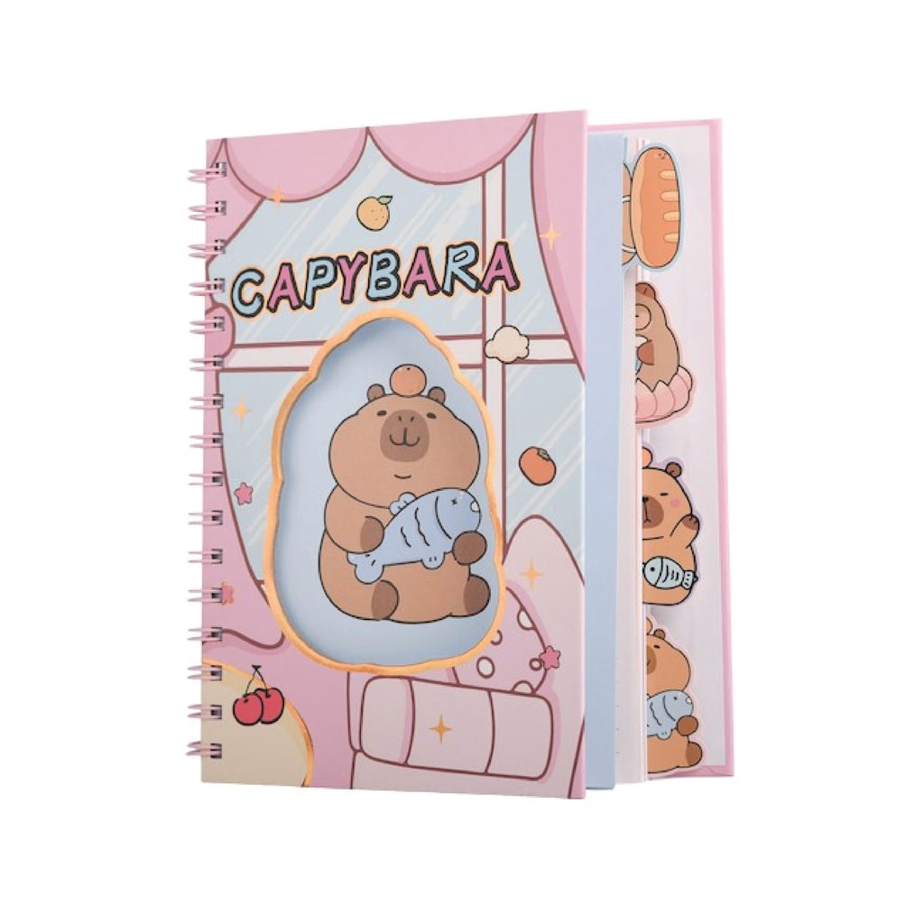 Cuaderno 13x18 cm 80 H con Índice Capybara - Talbot