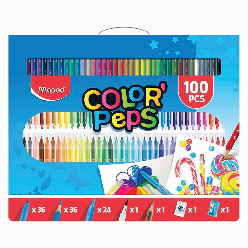 Valija Kit Coloreo Color'Peps x100 Piezas - Maped