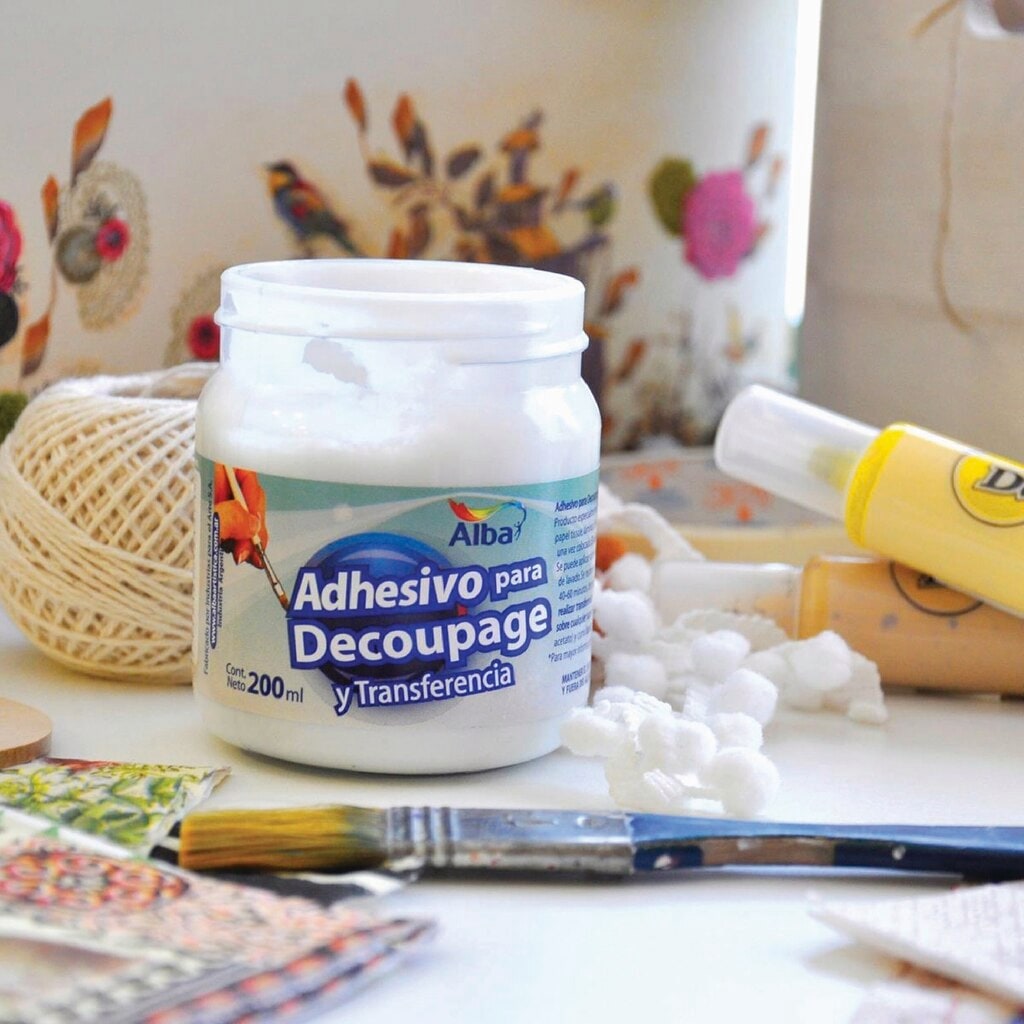 Adhesivo para Decoupage y Transferencia 200 ml - ALBA