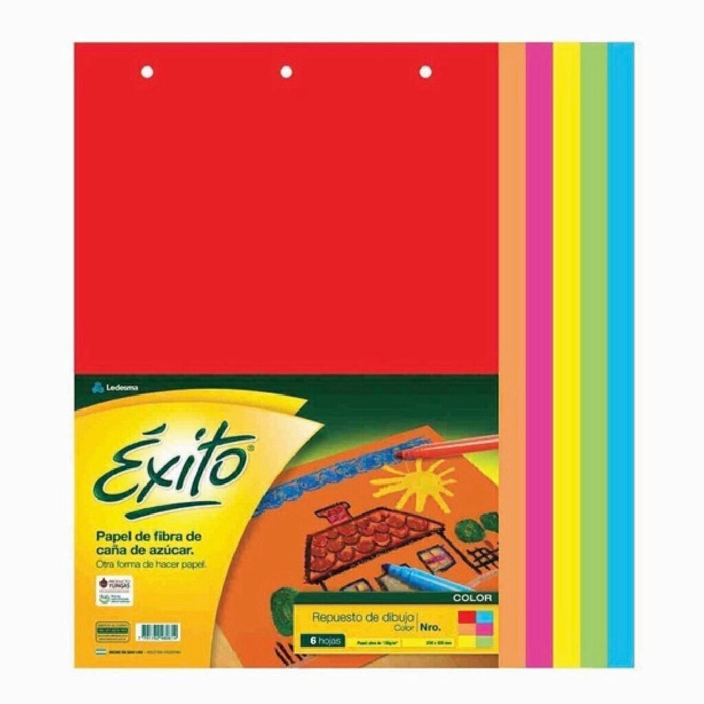Repuesto de Dibujo N° 6 Color 6 Hojas - Exito