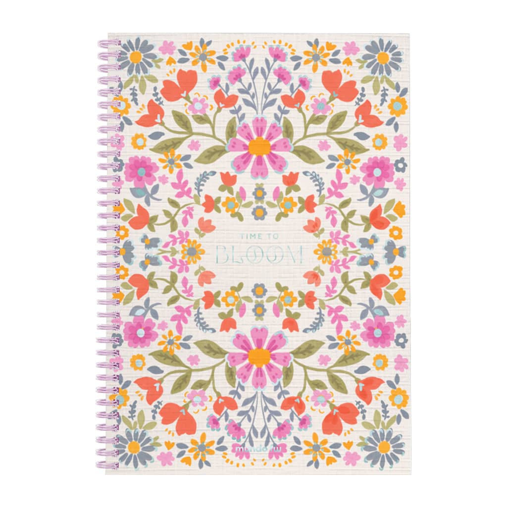 Cuaderno Infinity Book A4 Semirrigido Cuadriculado Belle Bloom - FW