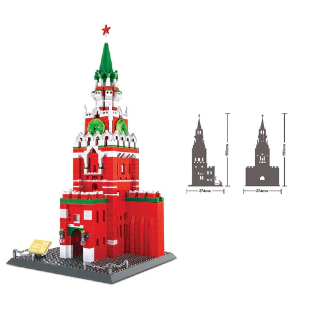 Rompecabezas 3D Spasskaya Tower 1108 piezas - Funny Land