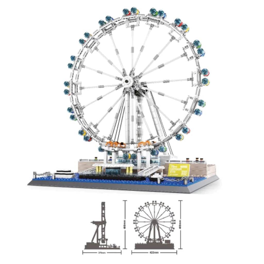 Rompecabezas 3D Spasskaya London Eye 1528 piezas - Funny Land