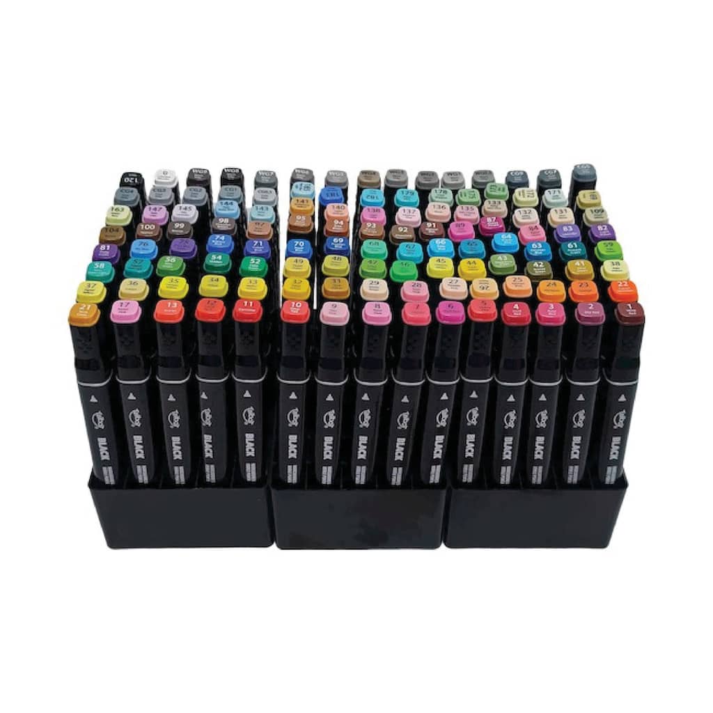 Marcador Doble Punta x120 Tinta al Alcohol - Talbot + LIBRO REGALO