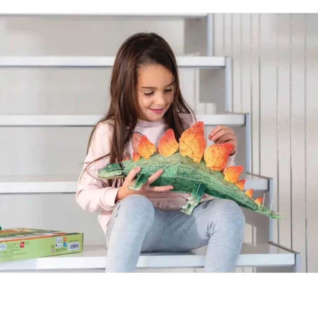 Maqueta + Libro Estegosaurio - Manolito Books