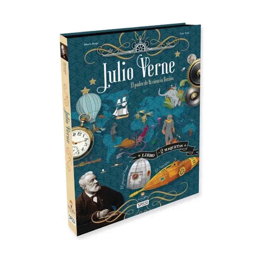 Maqueta + Libro Julio Verne - Manolito Books