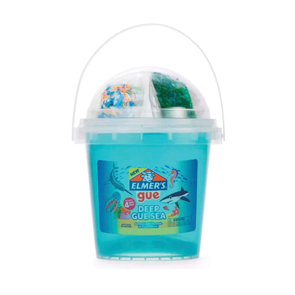 Kit Slime Gue Sea 709 ml + 4 Toppings - Elmer's