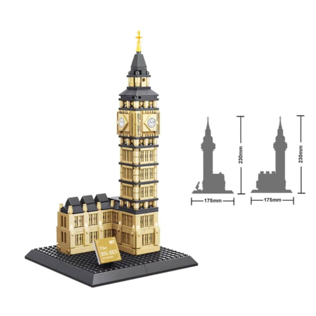 Rompecabezas 3D elizabeth tower 892 Piezas - Funny Land