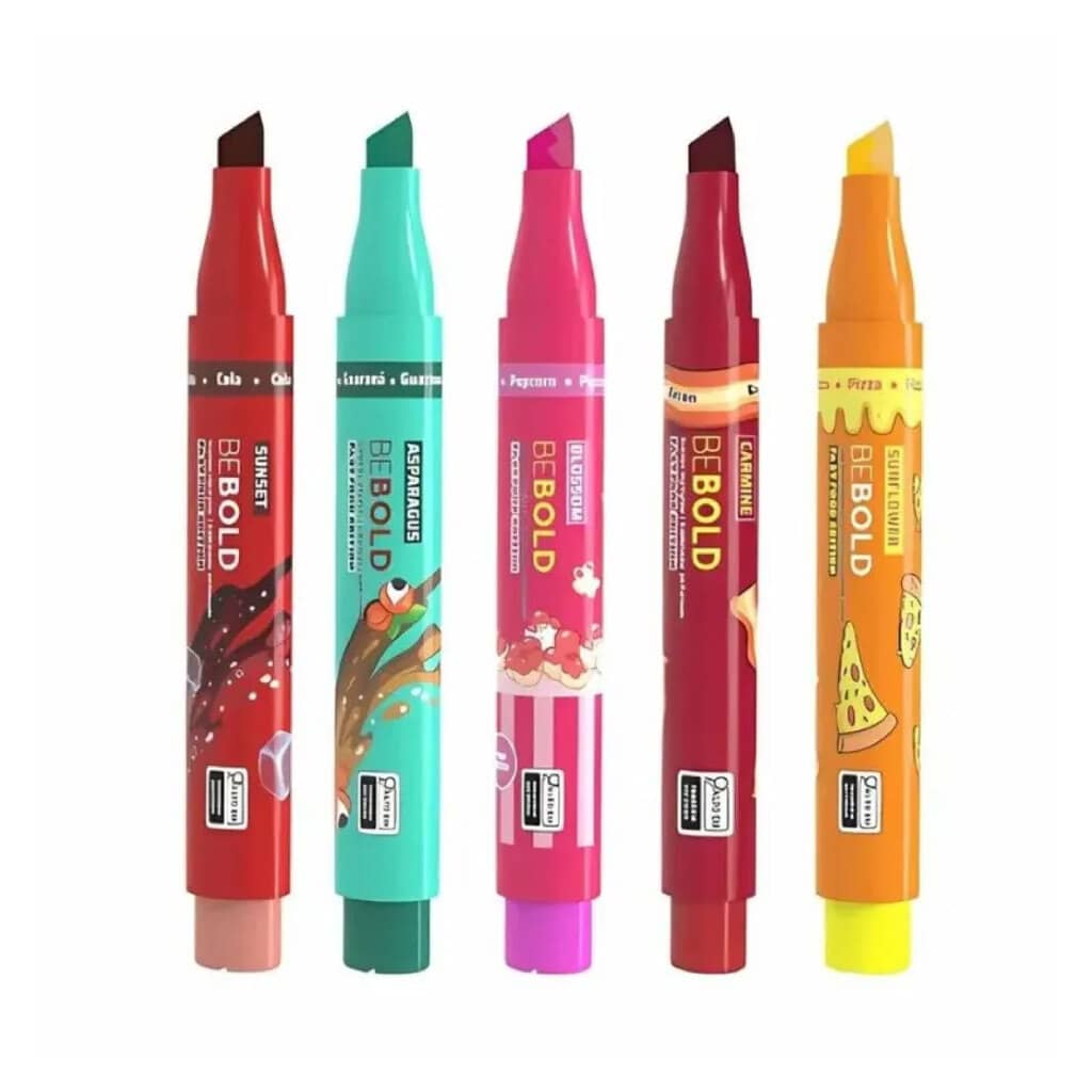 Resaltadores Perfumados BeBold Food x5 - New Pen