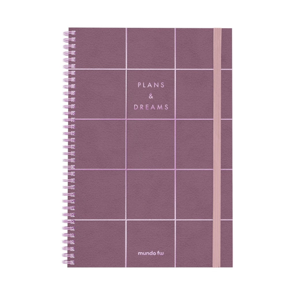 Cuaderno Infinity Book A4 Premium Neo Pink Rayado - FW