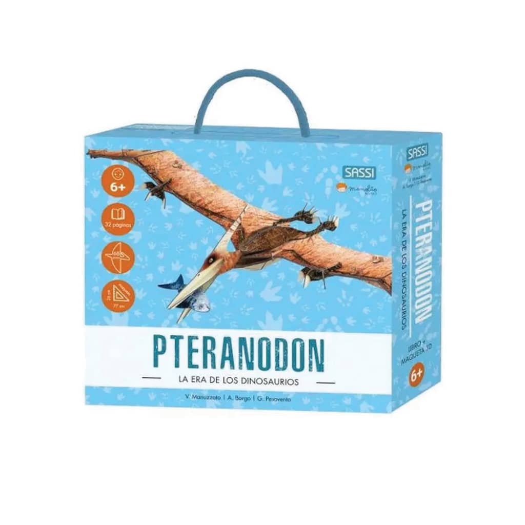 Puzzle 3D + Libro Pteranodon - Manolito Books