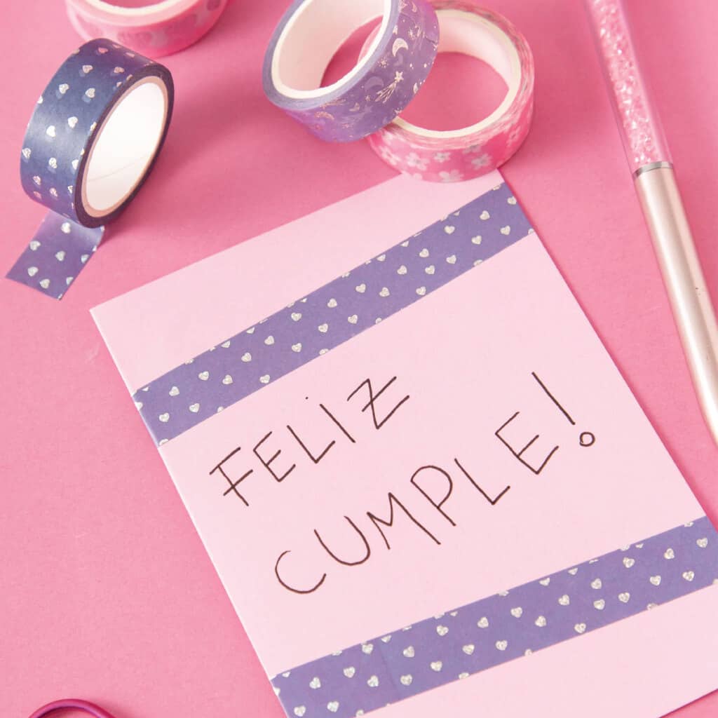 Washi Tape con Stamping x4 Cute - Punto Cero