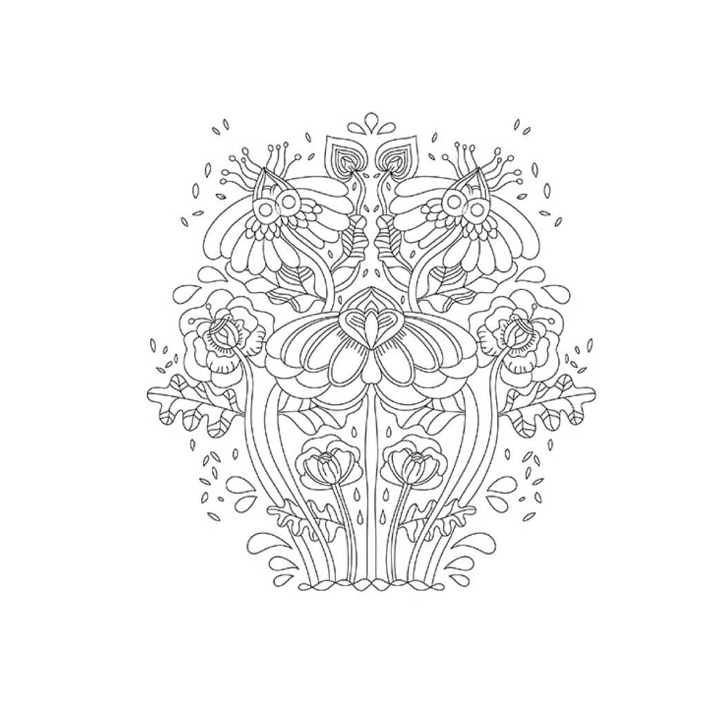 Libro para Colorear Flores Magicas