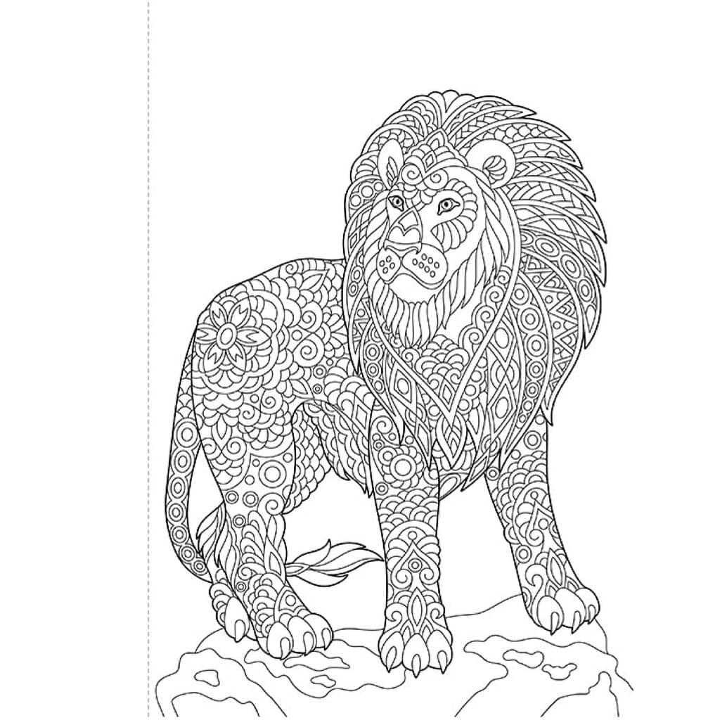 Libro para Pintar Animales Arte Zentangle