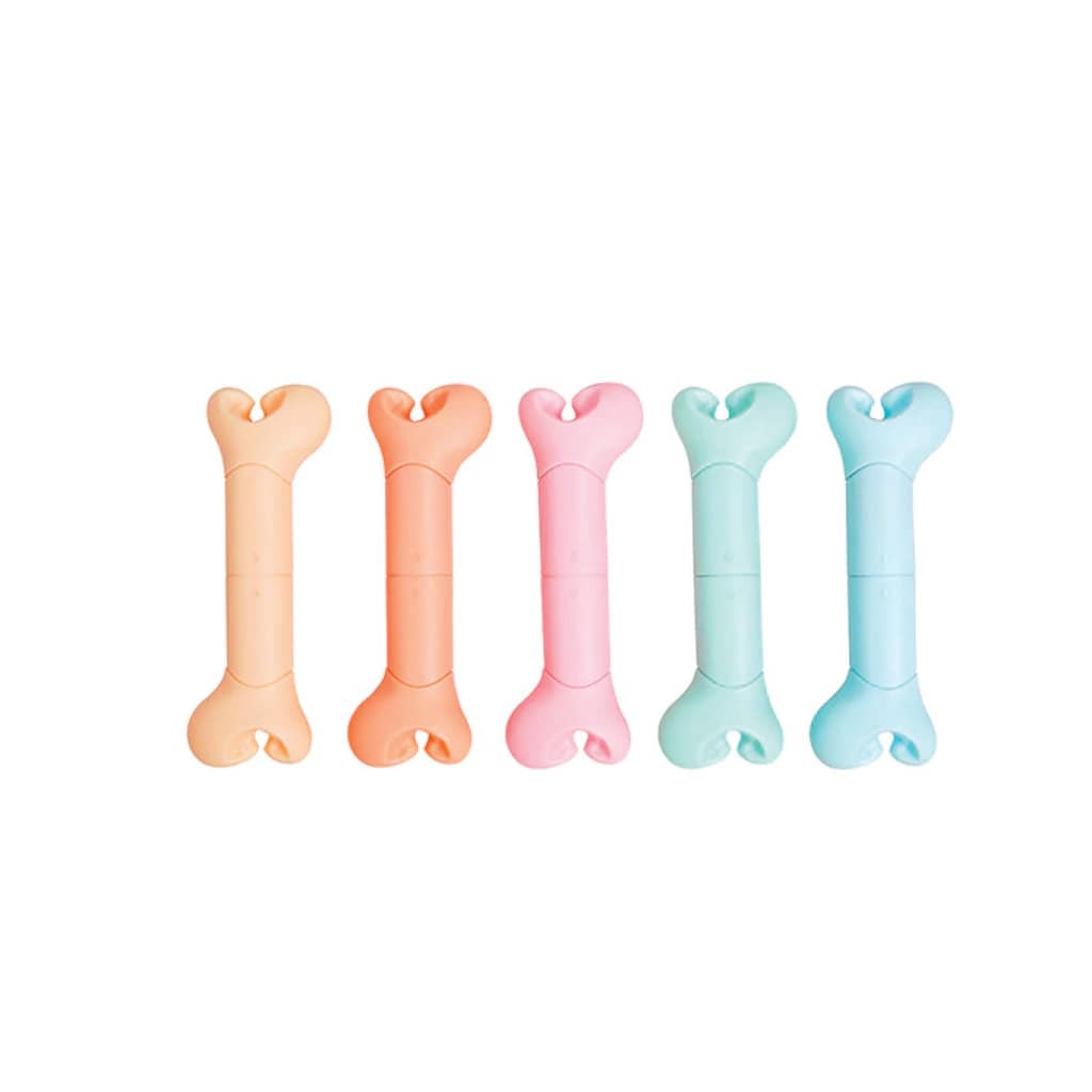 Resaltadores Mini Dog Bone Fluo x5 - Multipaper