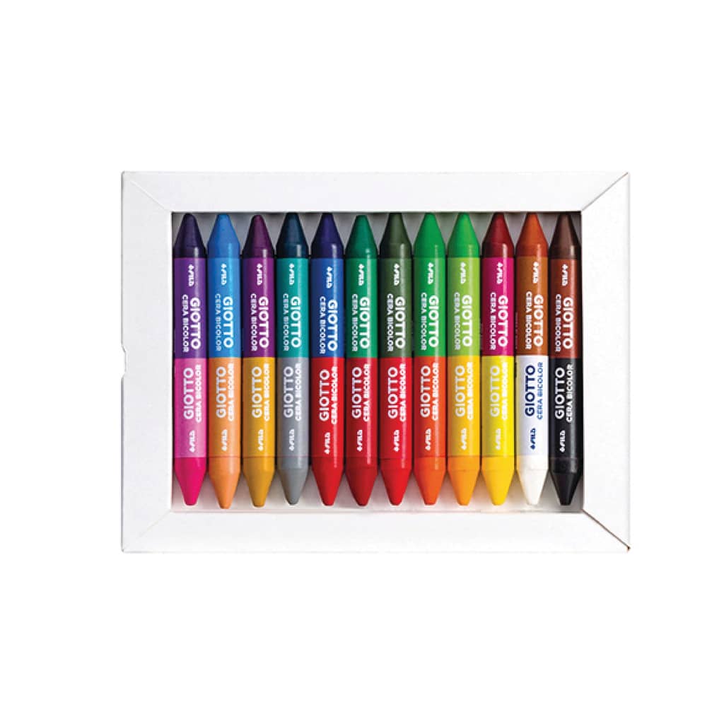 Crayones de Cera Jumbo Bicolor x12 = 24 - Giotto