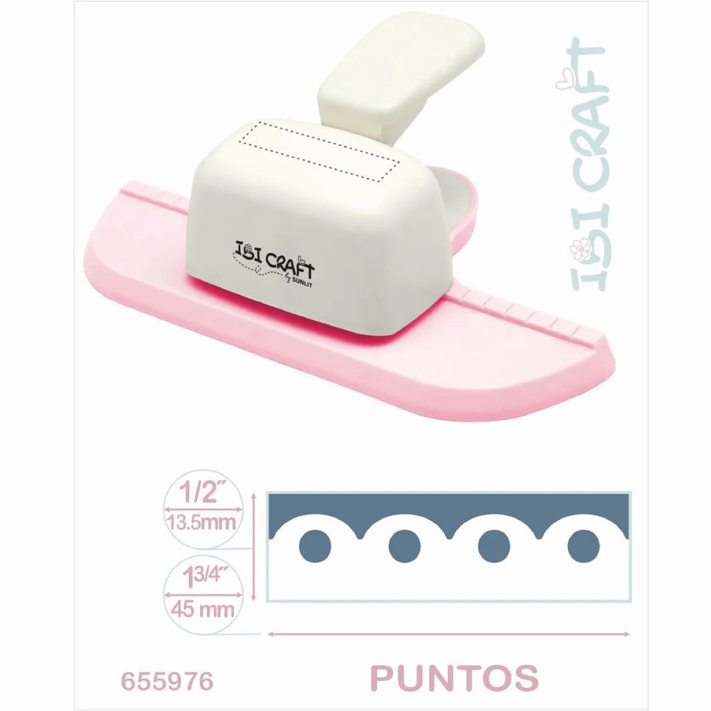 Perforadora de Guardas Jumbo "Puntos" - Ibi Craft