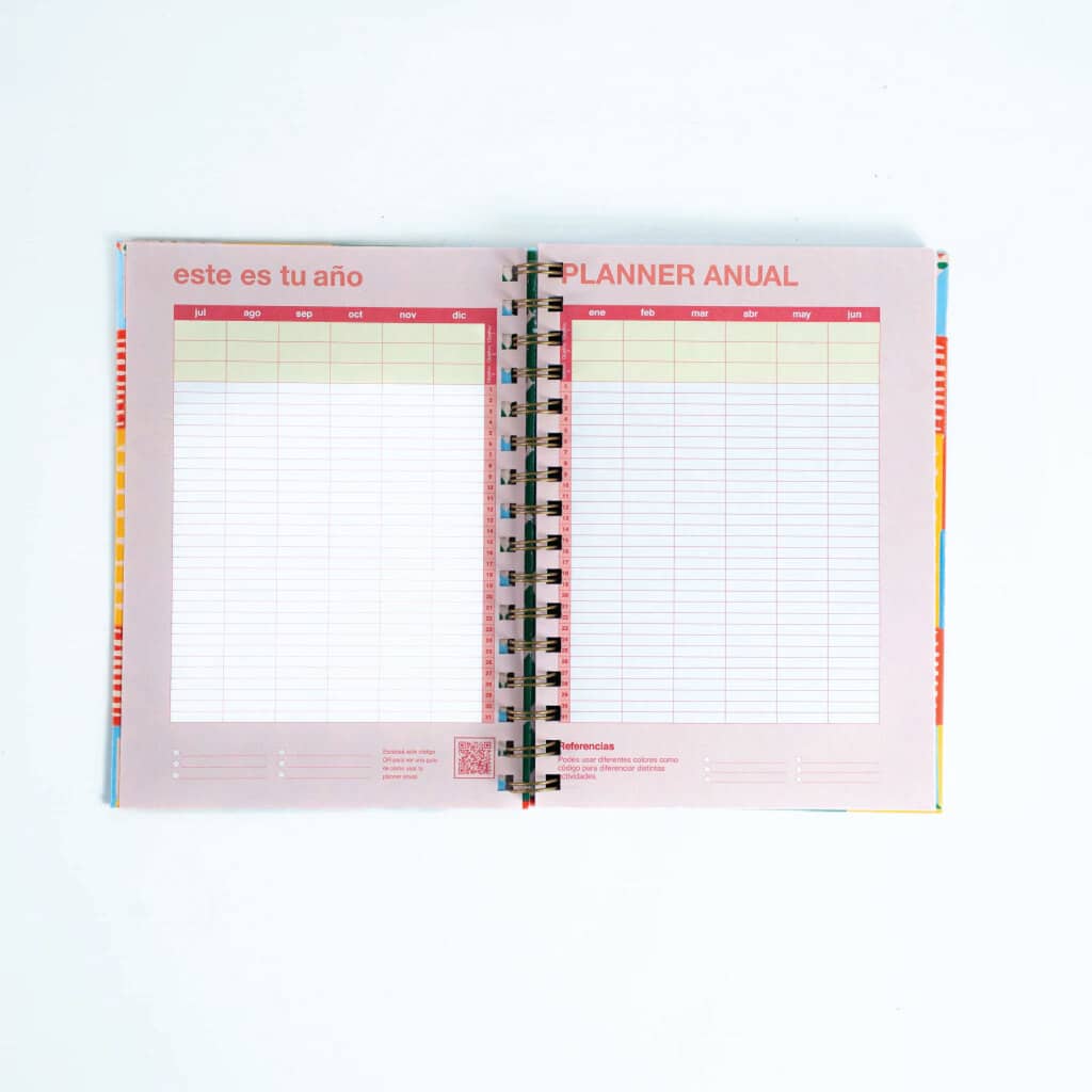 Cuaderno A5 Tapa Dura Rayado El Aura - Paprika