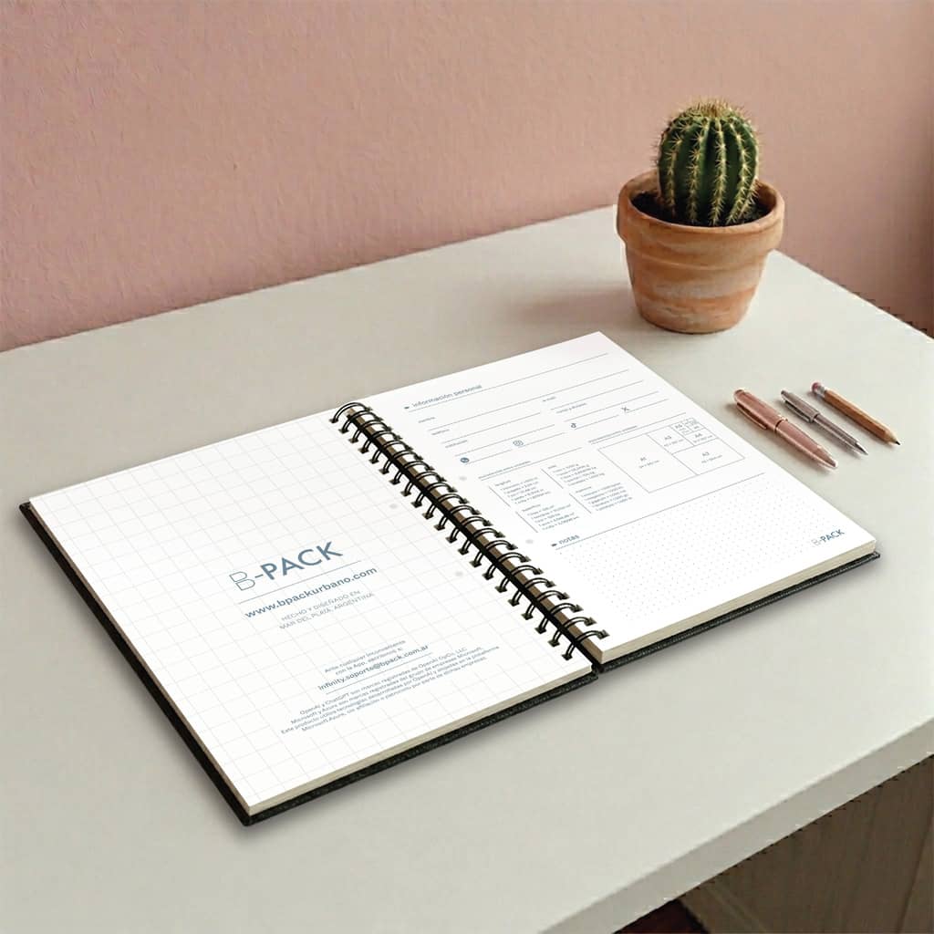 Cuaderno Infinity book A4 Premium Urban Rayado - FW