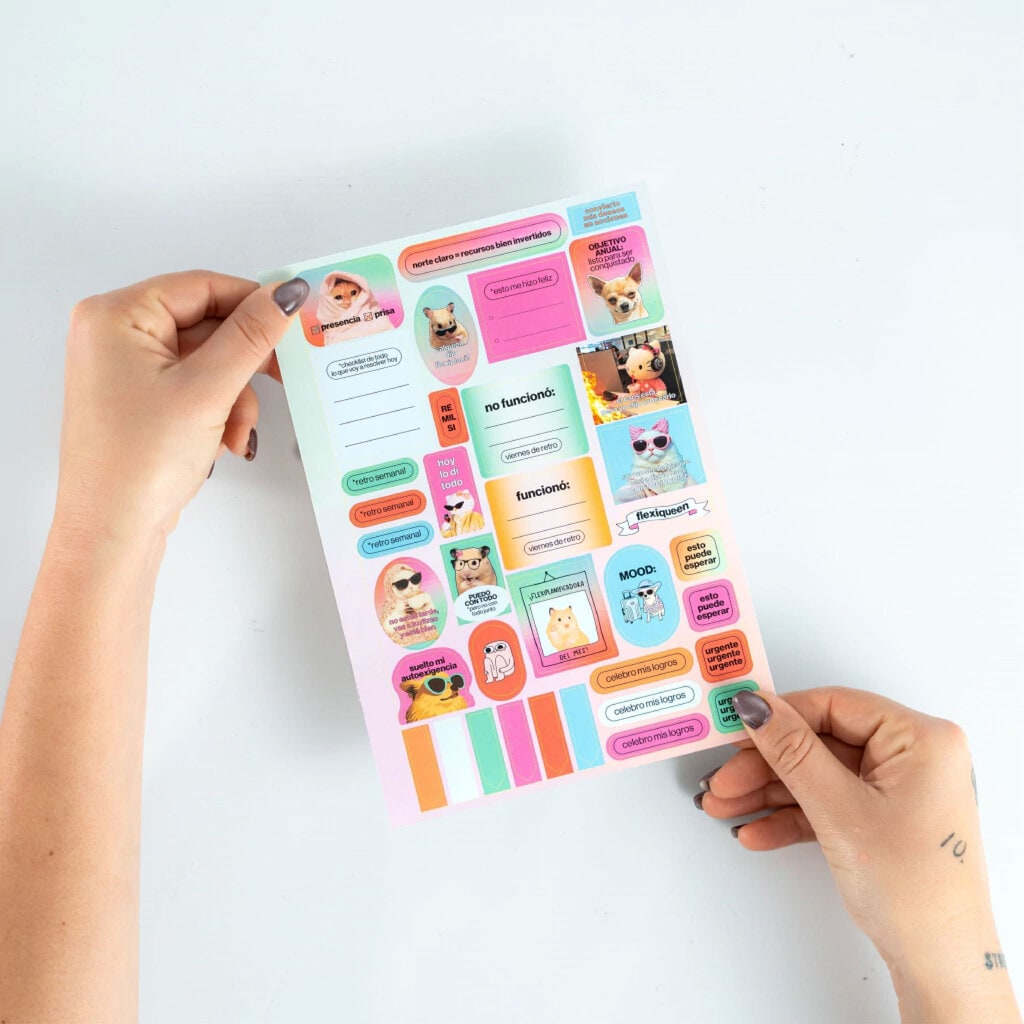 Stickers A5 Planning- Paprika