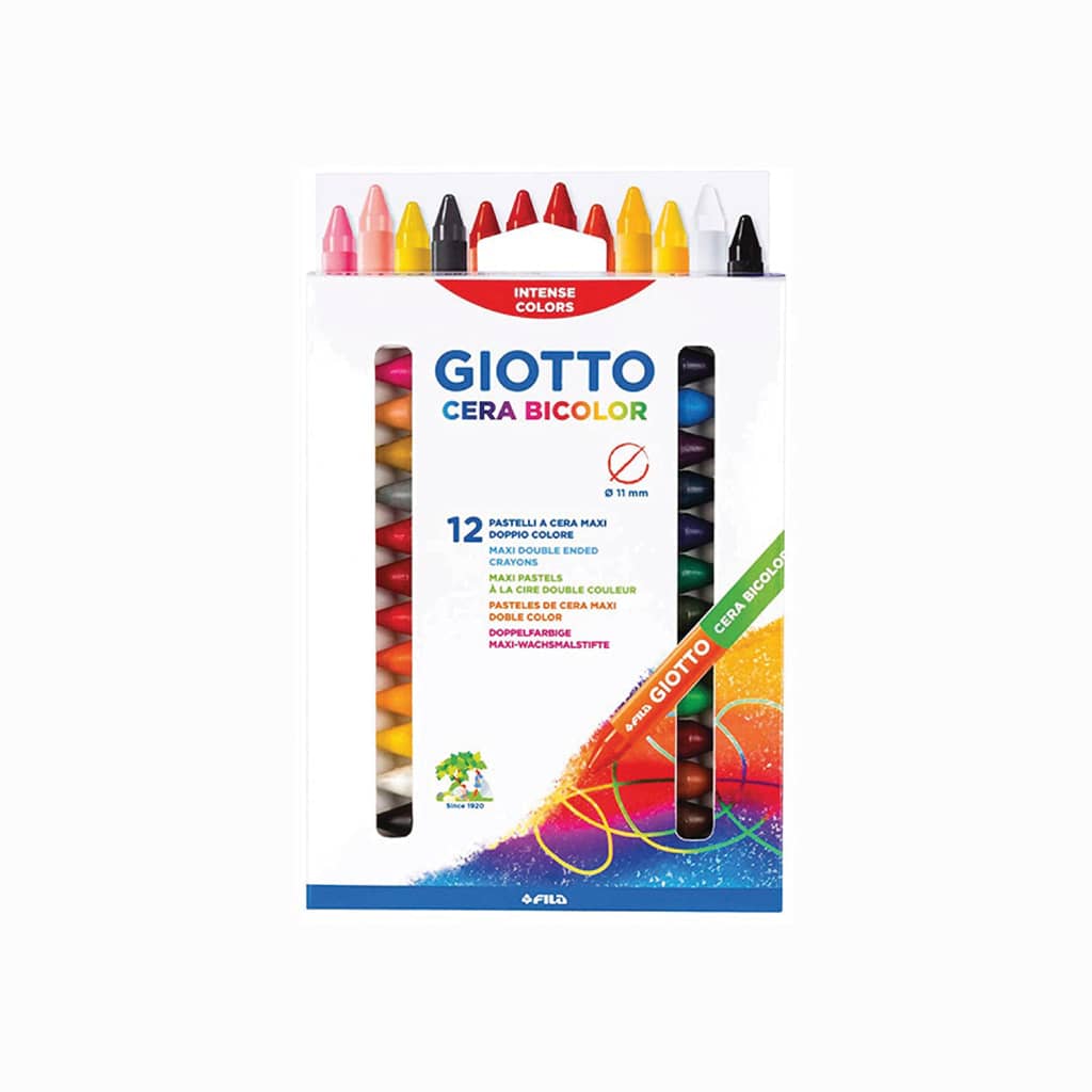 Crayones de Cera Jumbo Bicolor x12 = 24 - Giotto