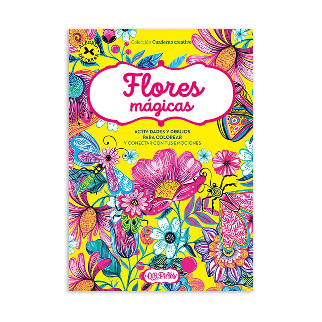 Libro para Colorear Flores Magicas