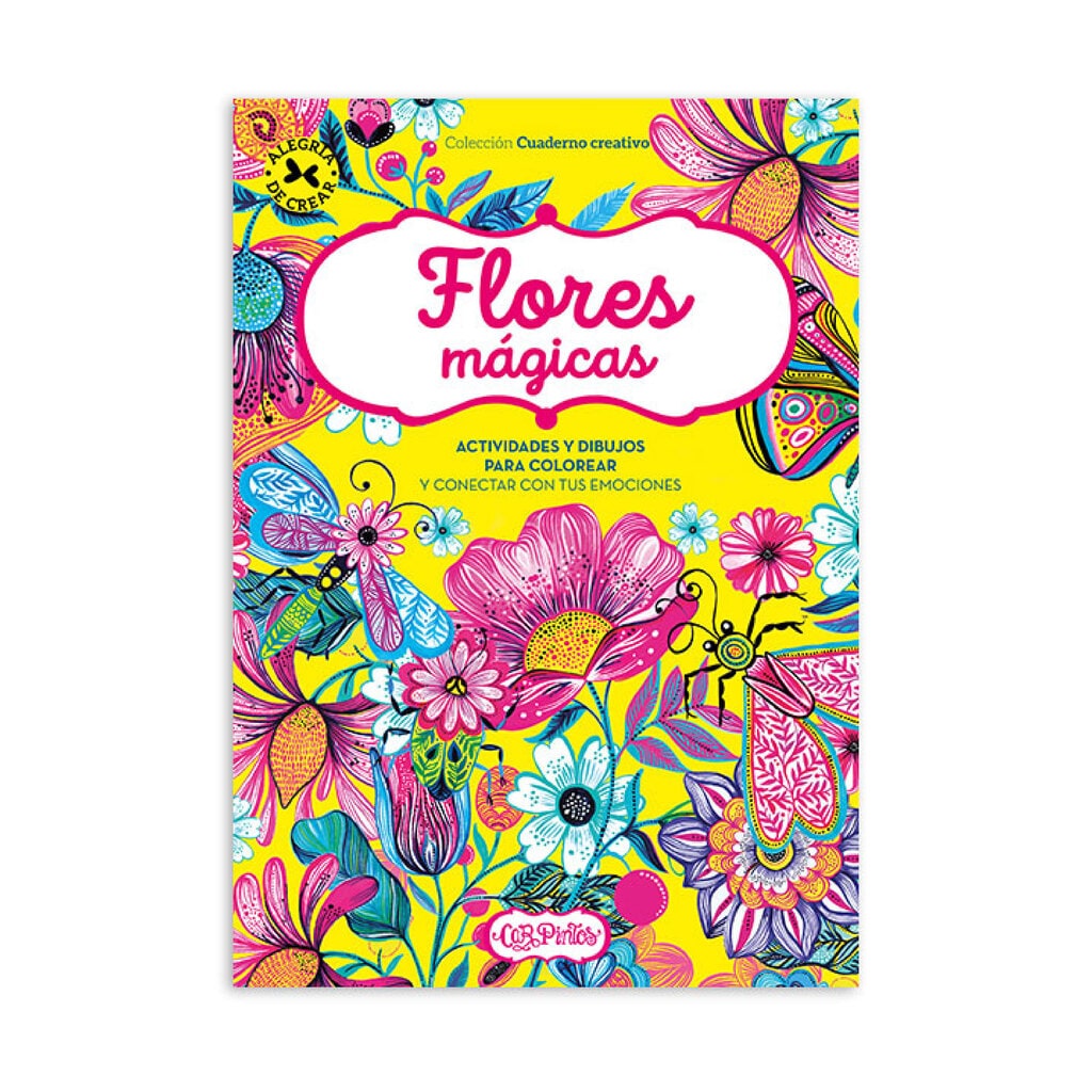 Libro para Colorear Flores Magicas