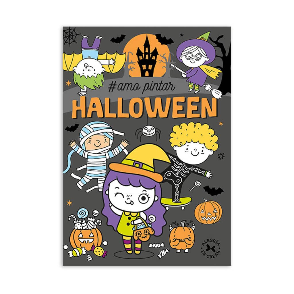 Libro para Colorear Amo Pintar Halloween
