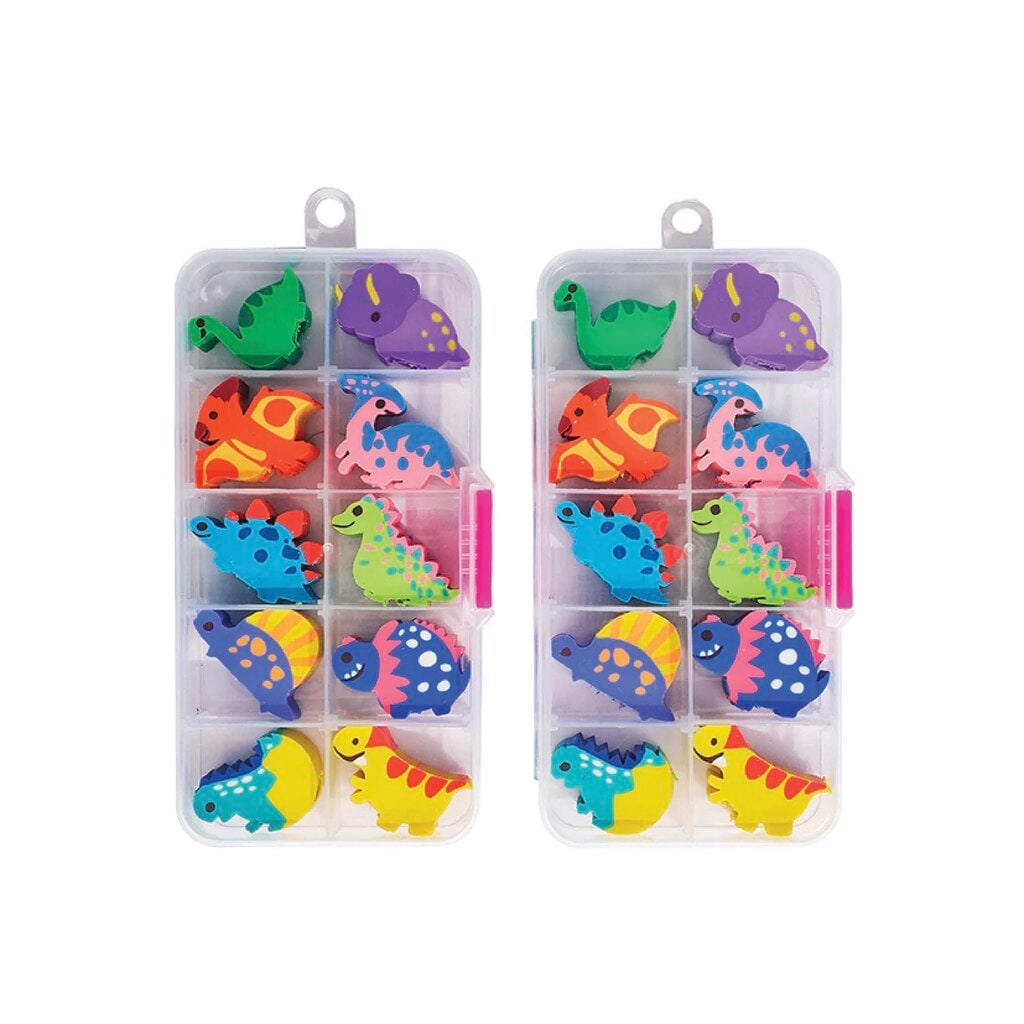 Goma de Borrar contenedor plástico Dinos - Multipaper