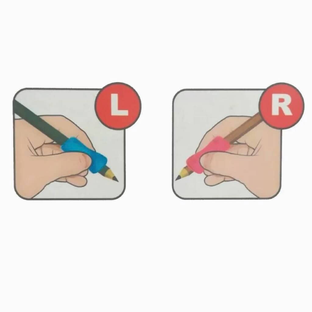Adaptador de Lápiz Ergonómico Grip Silicona Diestros o Zurdos x2 un. - Key Road