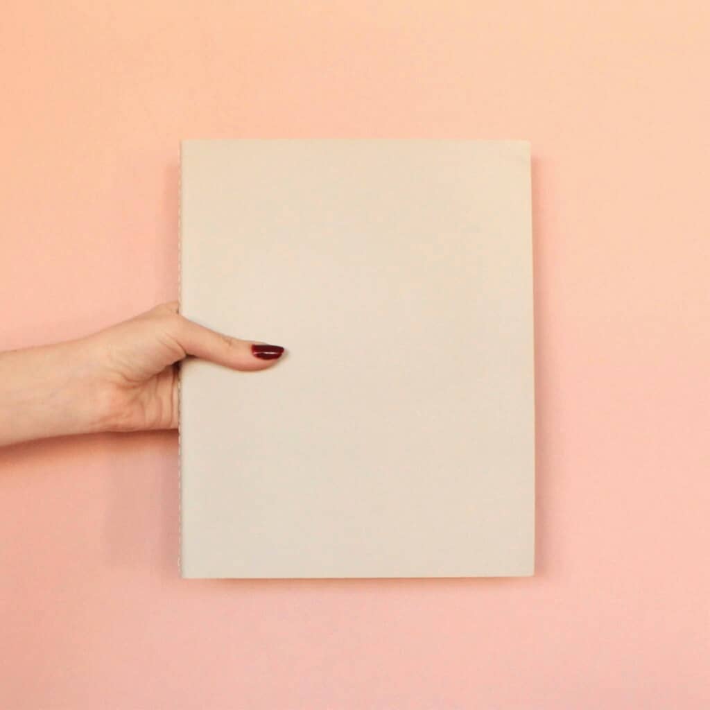 Cuaderno 20x25 Tapa Blanda Hojas Lisas - Paprika