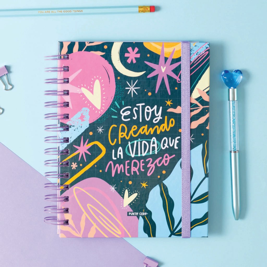 Cuaderno A5 Full Hojas Removibles Creando - Mi Punto Cero