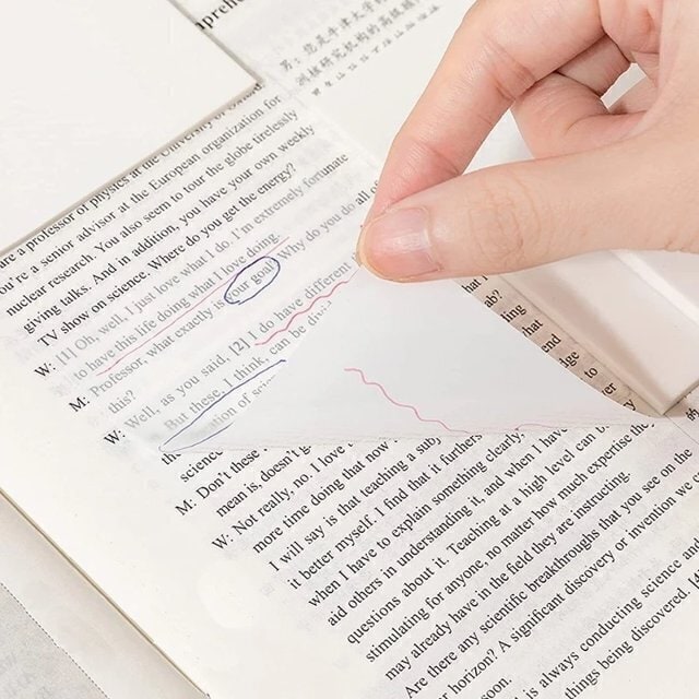 Notas Adhesivas Transparente 760x90 (803 Cristal) - Memo Fix